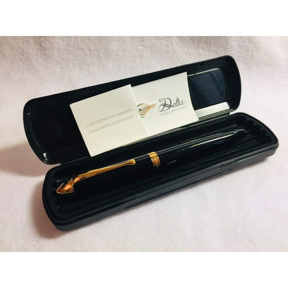 Delta Artigiani Della Scrittura Fountain Pen - 24KT Gold Platted